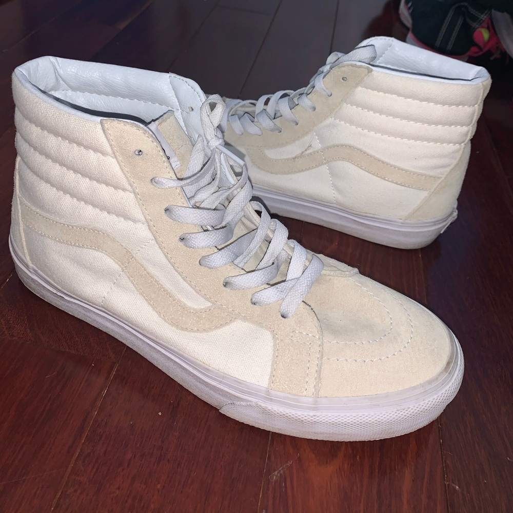 Van's Unisex Cream Hightops